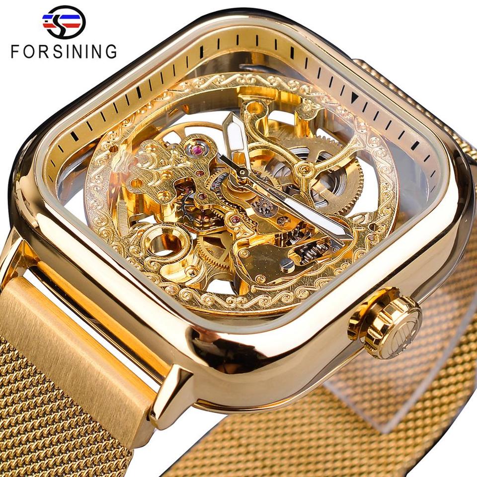 Men Forsining Golden Automatic Watch