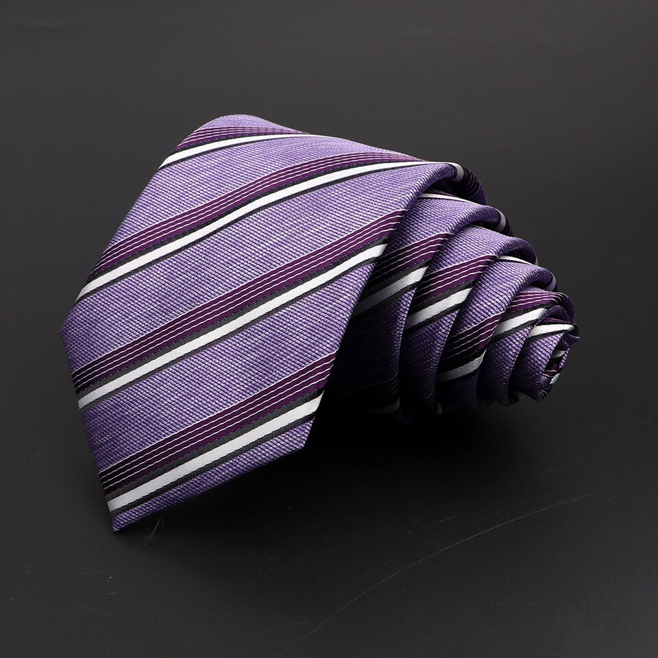 New Men Classic Neck Ties 8cm Plaid Striped Floral Ties for Formal Business Luxury Wedding Party Neckties Gravatas Gift