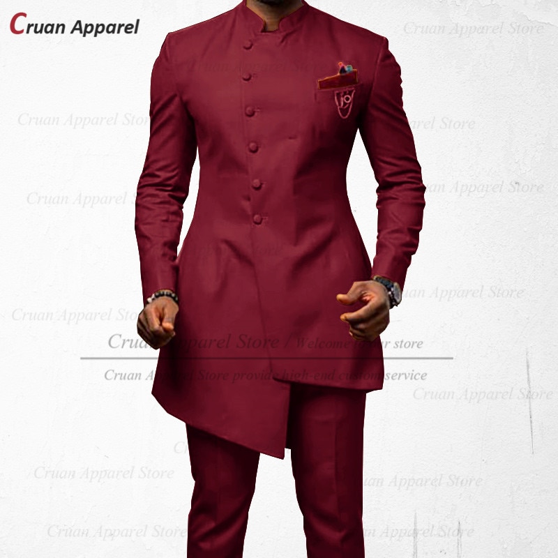 #1 Top New Men Indian Wedding Suit Slim Fit Groom - ADDMPS