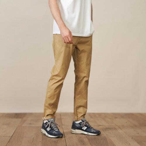 New Autumn New Tapered Pants Men Basic Comfortable Chinos Smart Causal High Quality Wardrobe Essential Trousers - Image 6