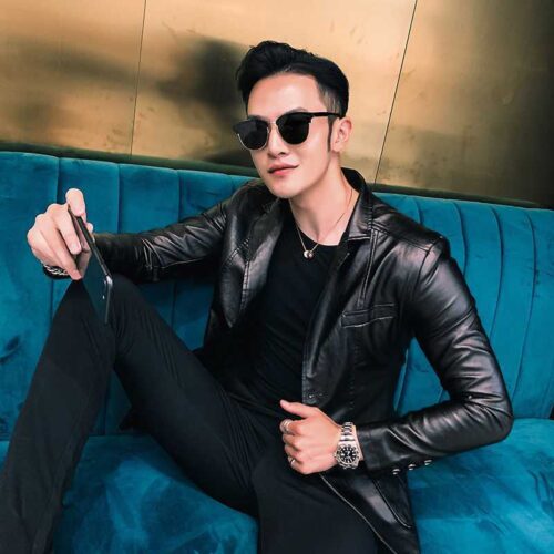 New Dress Suit Coat men jackets Business leather jackets men's Pu Blazers new Korean style slim thin trend leather jackets - Image 3