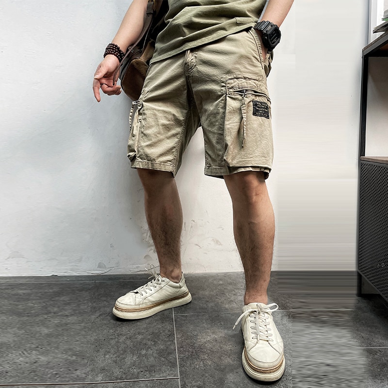 New Men Summer Brand New Casual Vintage Classic Pockets Camouflage Cargo Shorts Men Outwear Fashion Twill Cotton Shorts Men