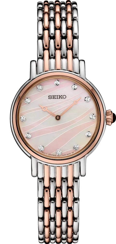 SEIKO SFQ806P1 LUXURY WATCH FOR WOMEN