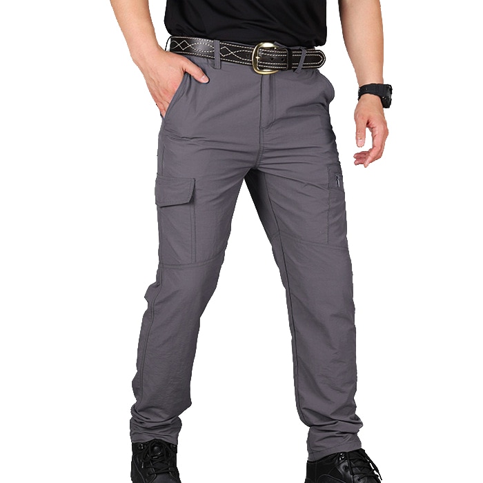 New Men Pants Casual Cargo Pants Military Tactic Army Trousers Male Breathable Waterproof Multi Pockets Pant Size S 5XL Plus Size