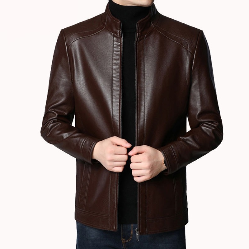New Streetwear Casual Blazer Jackets Man Outerwear Men Leather Suit Jacket Men Slim Fit Coats Spring Autumn Wear