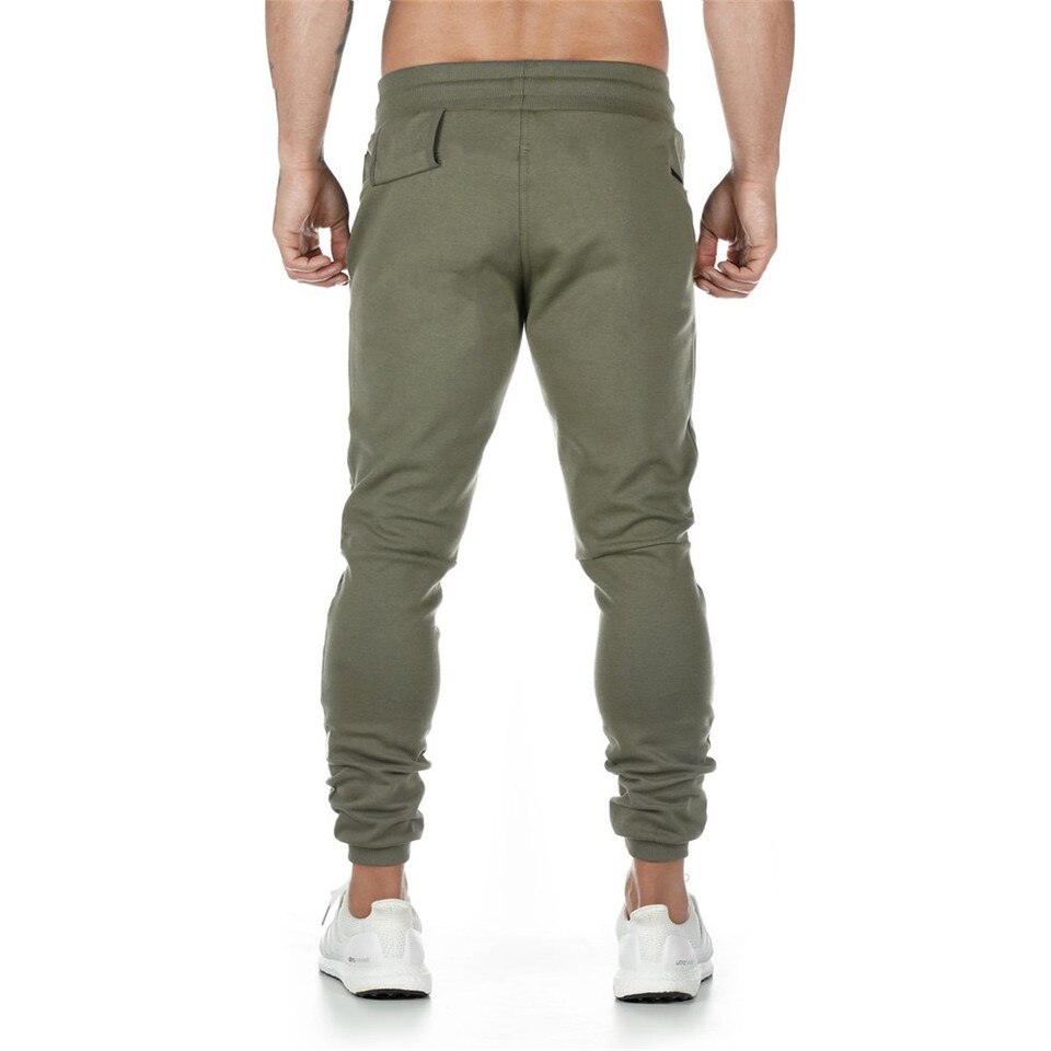 New Joggers Sweatpants Men Casual Pants Solid Colour Gym Fitness Workout Sportswear Trousers Autumn Winter Male Cross fit Track Pants