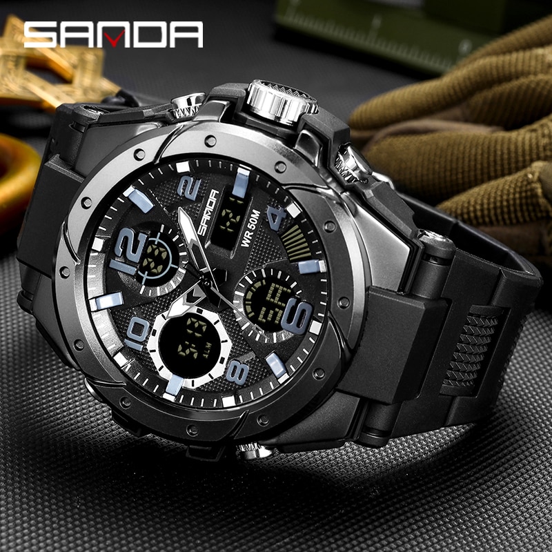 Sports Men Wrist Watch Top Brand Luxury Military Quartz Watch For Men Waterproof S Shock Male Clock relogio masculino