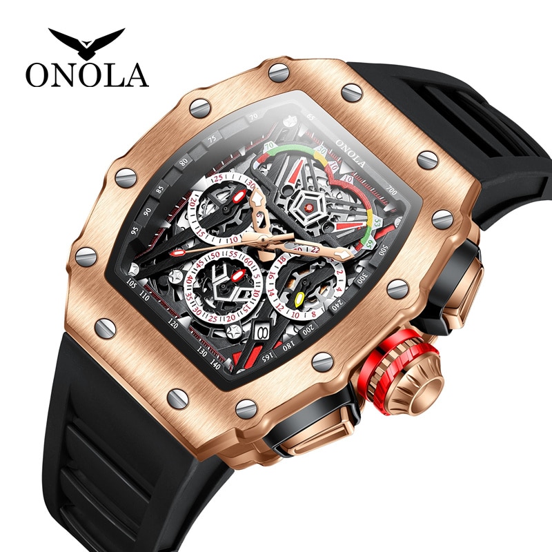 Watches Men Top Brand Men Luxury Watch Multifunctional Sports Waterproof Chronograph Luminous Quartz Watches