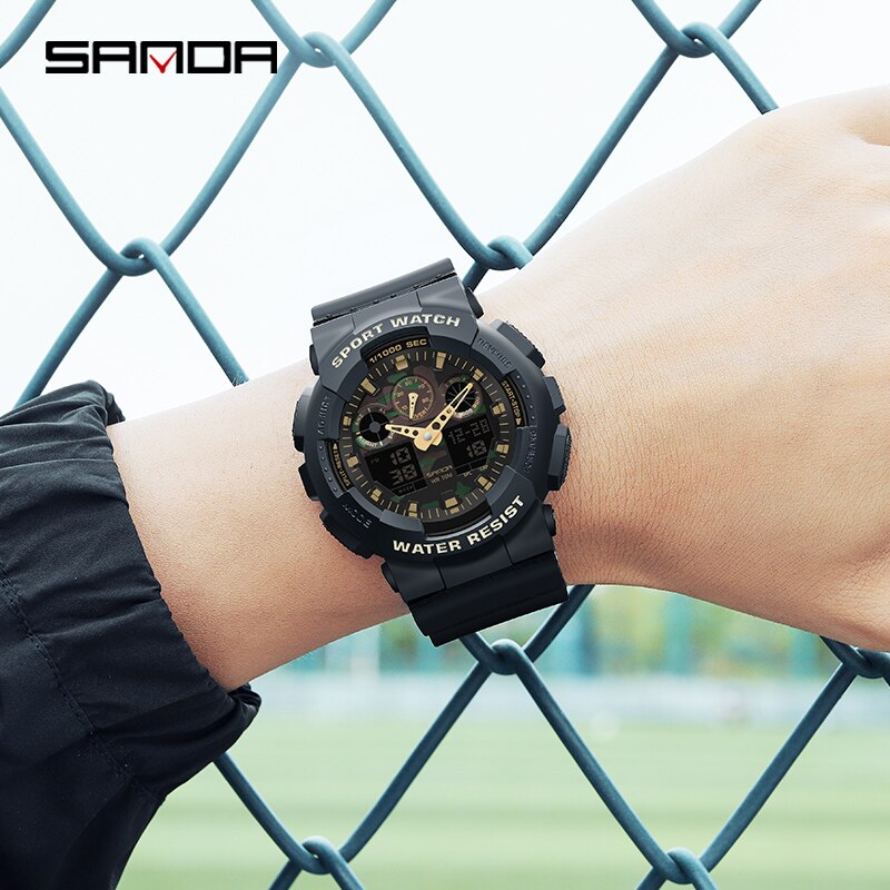 Digital Watch Men Sport Watches Electronic LED Male Wrist Watch For Men Clock Outdoor Waterproof Wristwatch 3110