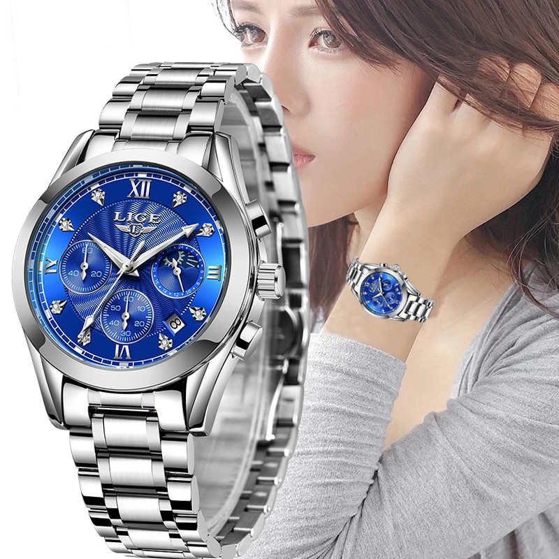 Women Watches Ladies Creative Steel Women Bracelet Watches Female Waterproof Clocks Relogio Feminino