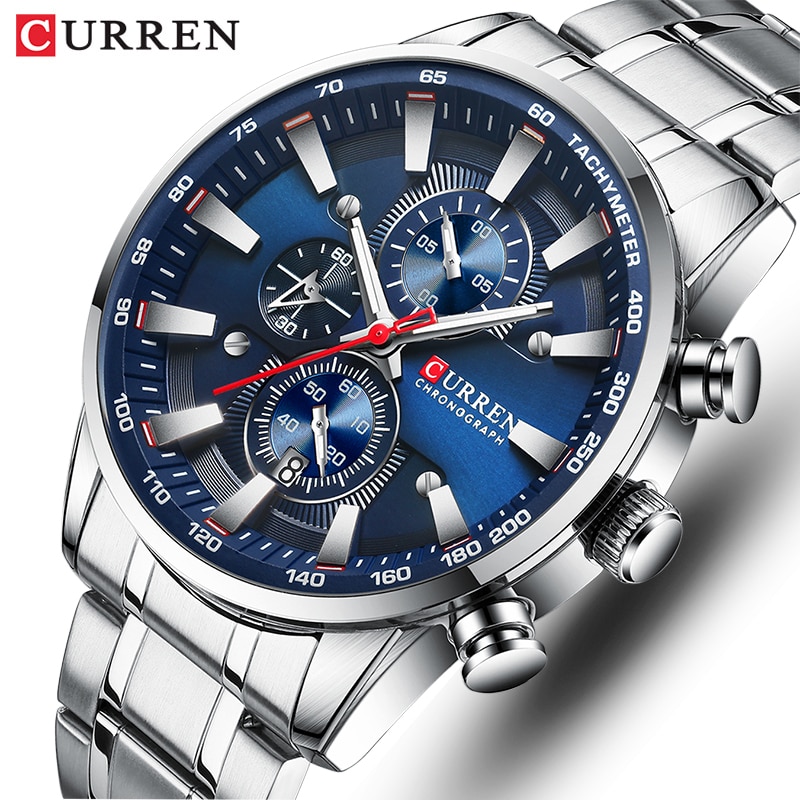 New Watches for Men Top Luxury Brand Quartz Men Watch Sport Waterproof Wrist Watches Chronograph Date Relogio Masculino