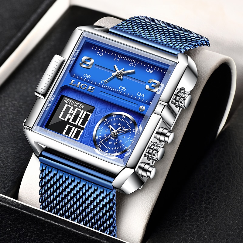 Men Quartz Digital Watch Creative Sport Watches Male Waterproof Wristwatch Montre Homme Clock Relogio Masculino