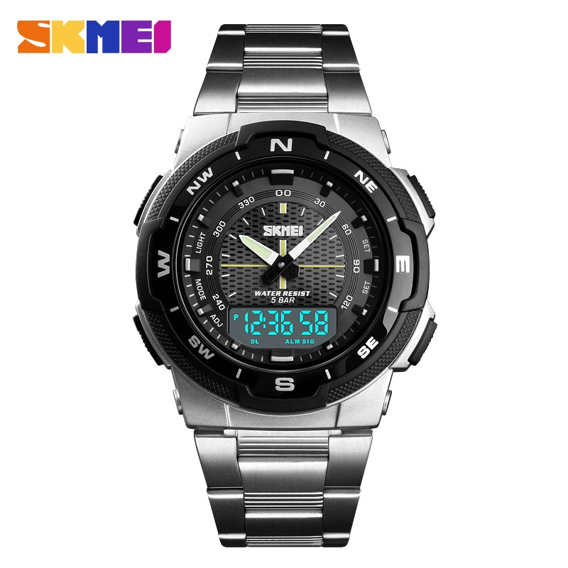 Men Watch Fashion Quartz Sports Watches Stainless Steel Strap Men Watches Top Brand Luxury Business Waterproof Wrist Watch
