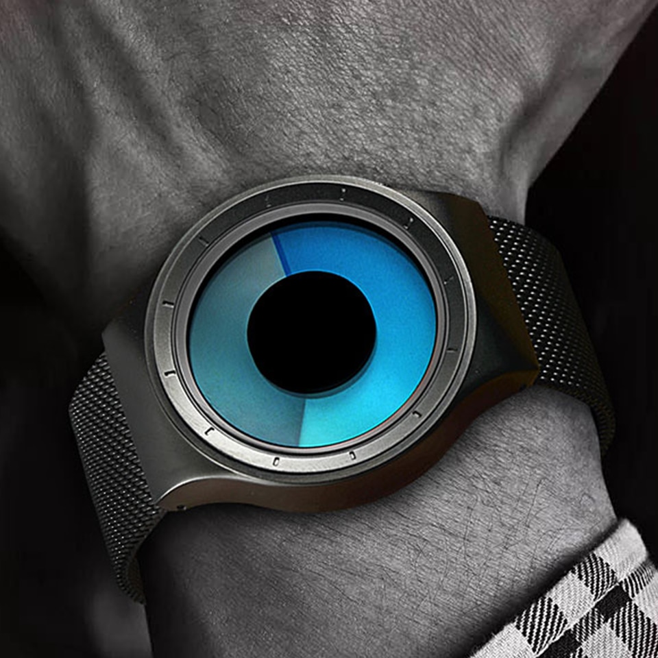 Creative Quartz Watches Men Brand Casual Stainless steel Mesh Band Unisex Watch Clock Male female Gentleman gift
