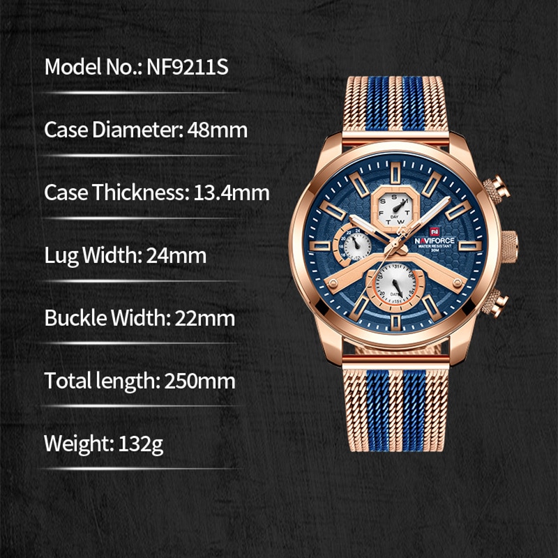 Men Calendar Watches Casual Sport Watch for Men Quartz WristWatch Stainless Steel Strap Watch Relogio Masculino