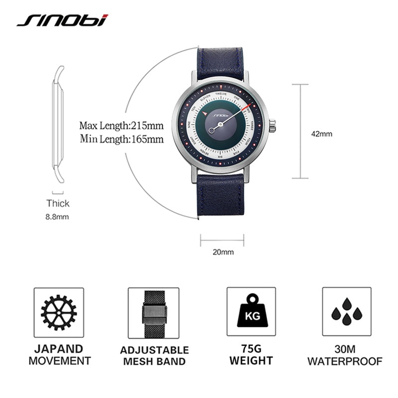 Men Creative Sports Watches Male Clock Casual Military Luminous Waterproof Quartz Wrist Watches
