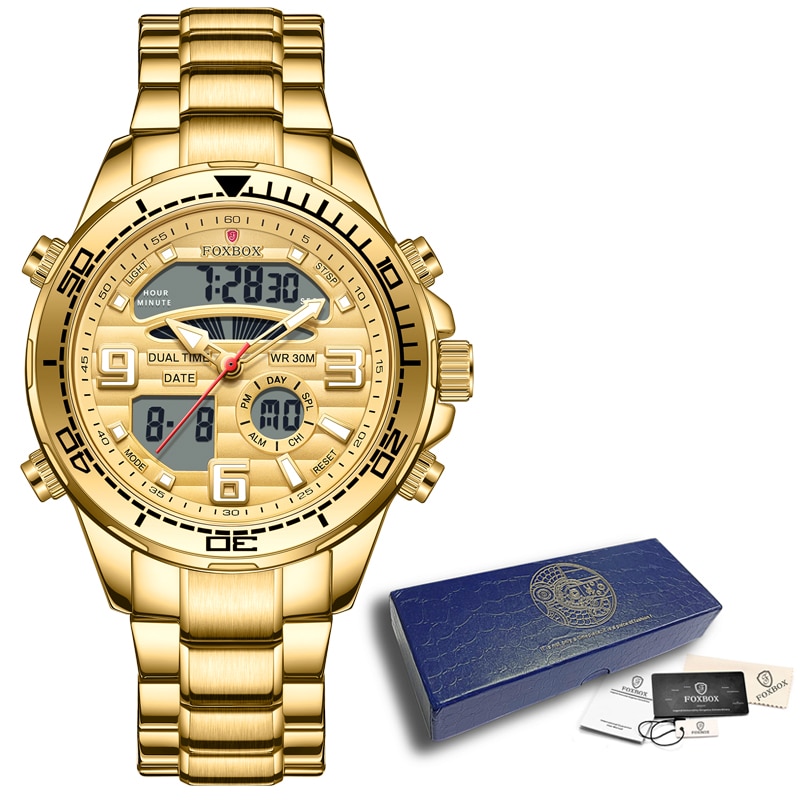 New Men Military Watch Top Luxury Brand Big Dial Sport Watches Mens Chronograph Quartz Wristwatch Date Male Clock Reloj Hombre