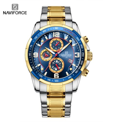 Men Luxury Fashion Design Gold Men Watches Multifunction Luminous Quartz Male Wrist Watch - Image 17