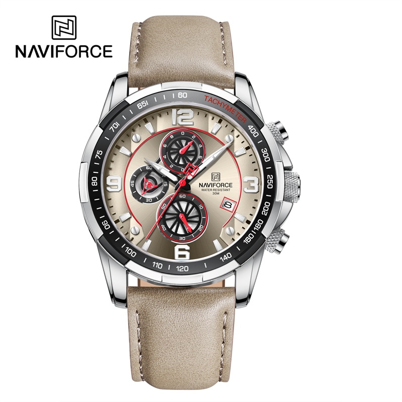 Luxury NAVIFORCE 100% Original Fashion Watch For Men Multifunction Sport Waterproof Man Quartz Wrist Watches Clock