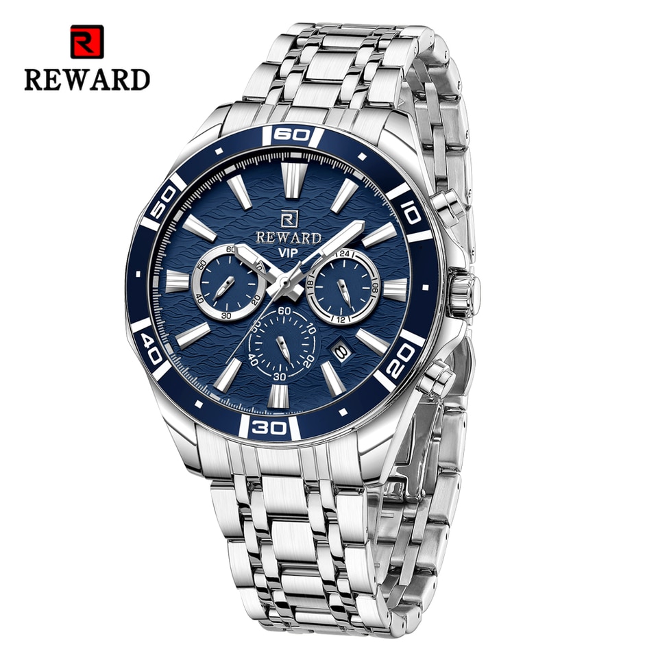 New Design Business Watches for Men Stainless Quartz Wristwatches Waterproof Chronograph Luminous Sport Wrist Watch
