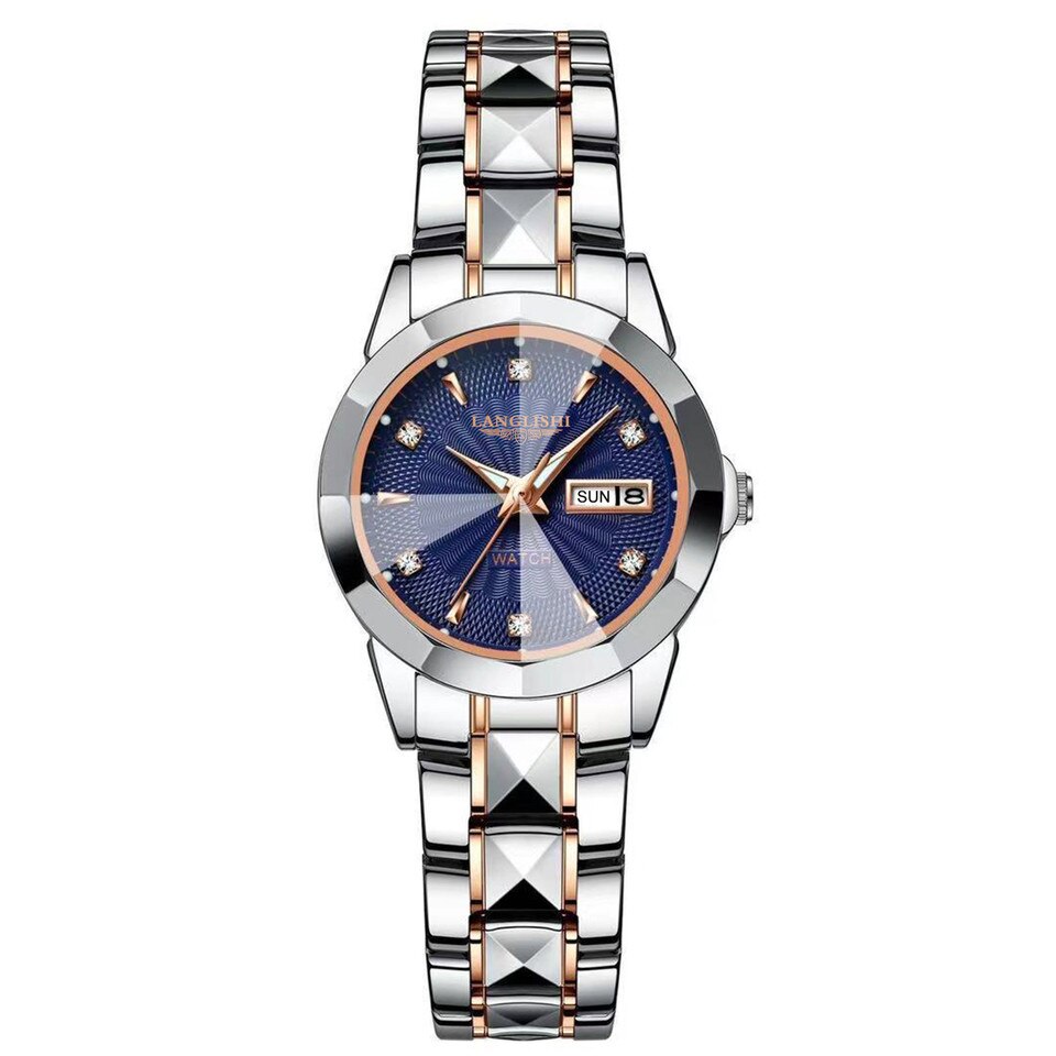 New Exquisite Minimalist Women Watch Luxury Fashion Stain Steel Ladies Waterproof Quartz Wristwatch Rose Gold Female Clock