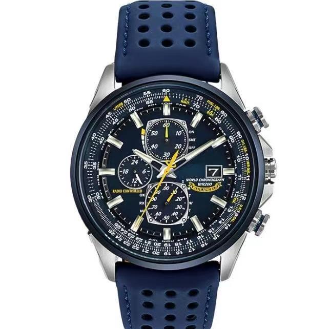 Men Watches Luxury Trend Quartz Clock Luminous Calendar Waterproof Multi Function Fancy Round Automatic Stainless Watch