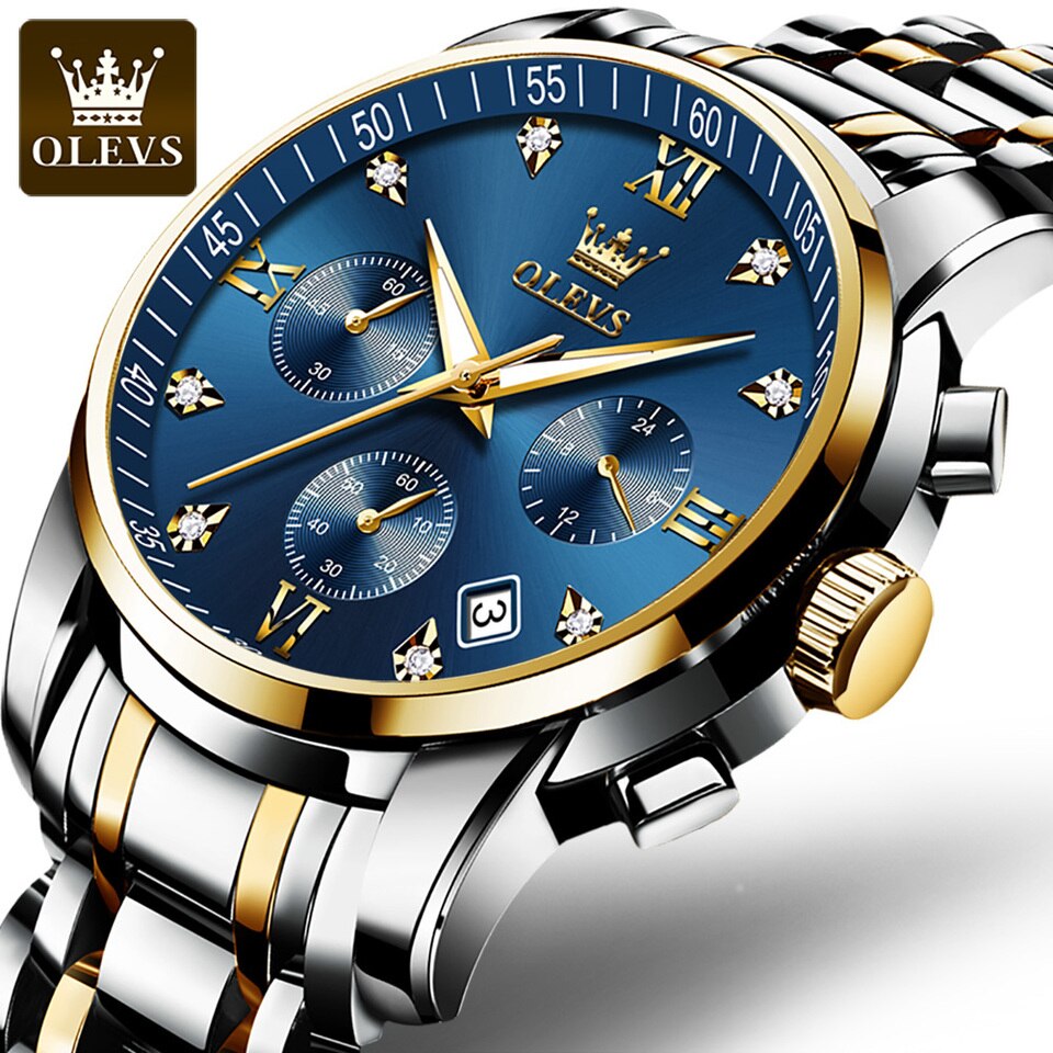 Luxury Watch for Men Stainless Steel Waterproof Quartz Men Watches Business Style Men Watches Luxury Original