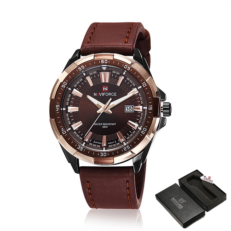 Men Watches Top Luxury Brand Fashion Sport Watches Men Waterproof Quartz Clock Male Army Military Leather Wrist Watch