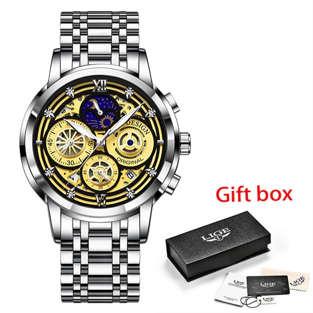 Ladies Watch Woman Luxury Fashion Waterproof Watch for Women Watches Quartz Stainless Steel Clock Gift Relogio Feminino+Box