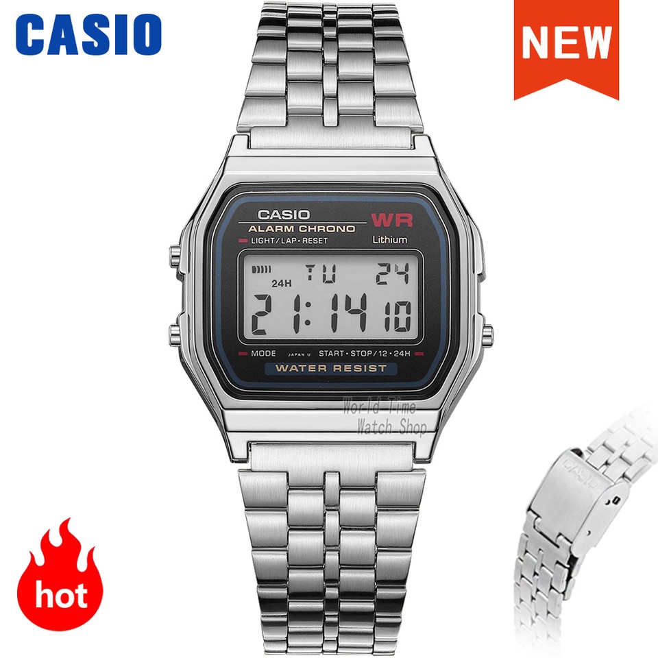 Casio watch silver watch men set brand luxury LED digital Waterproof Quartz men watch Sport military Wrist Watch relogio masculi