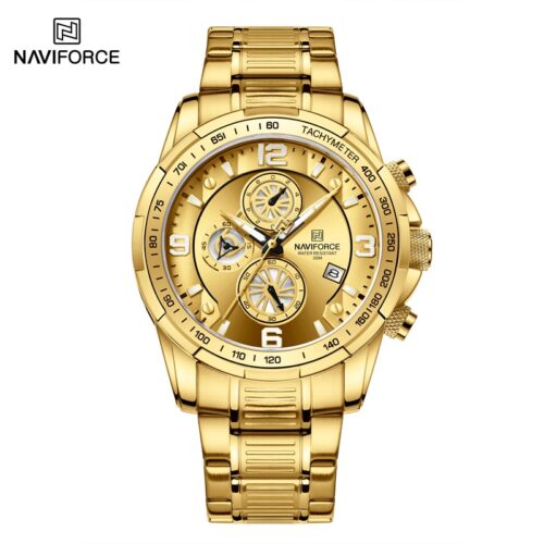 Men Luxury Fashion Design Gold Men Watches Multifunction Luminous Quartz Male Wrist Watch - Image 15