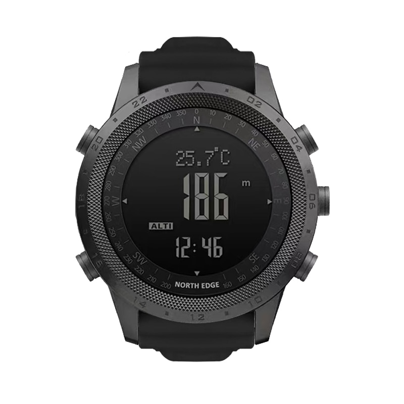 NORTH EDGE Men sport Digital watch Hours Running Swimming Military Army watches Altimeter Barometer Compass waterproof 50m